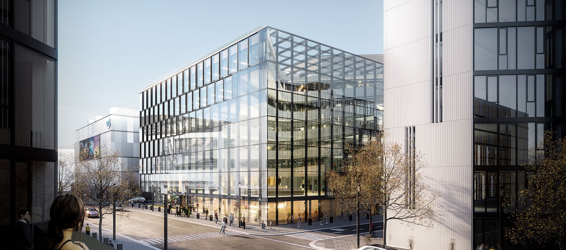 A next generation working environment. Zalando BHQ-Z Building by HENN | The  Strength of Architecture | From 1998