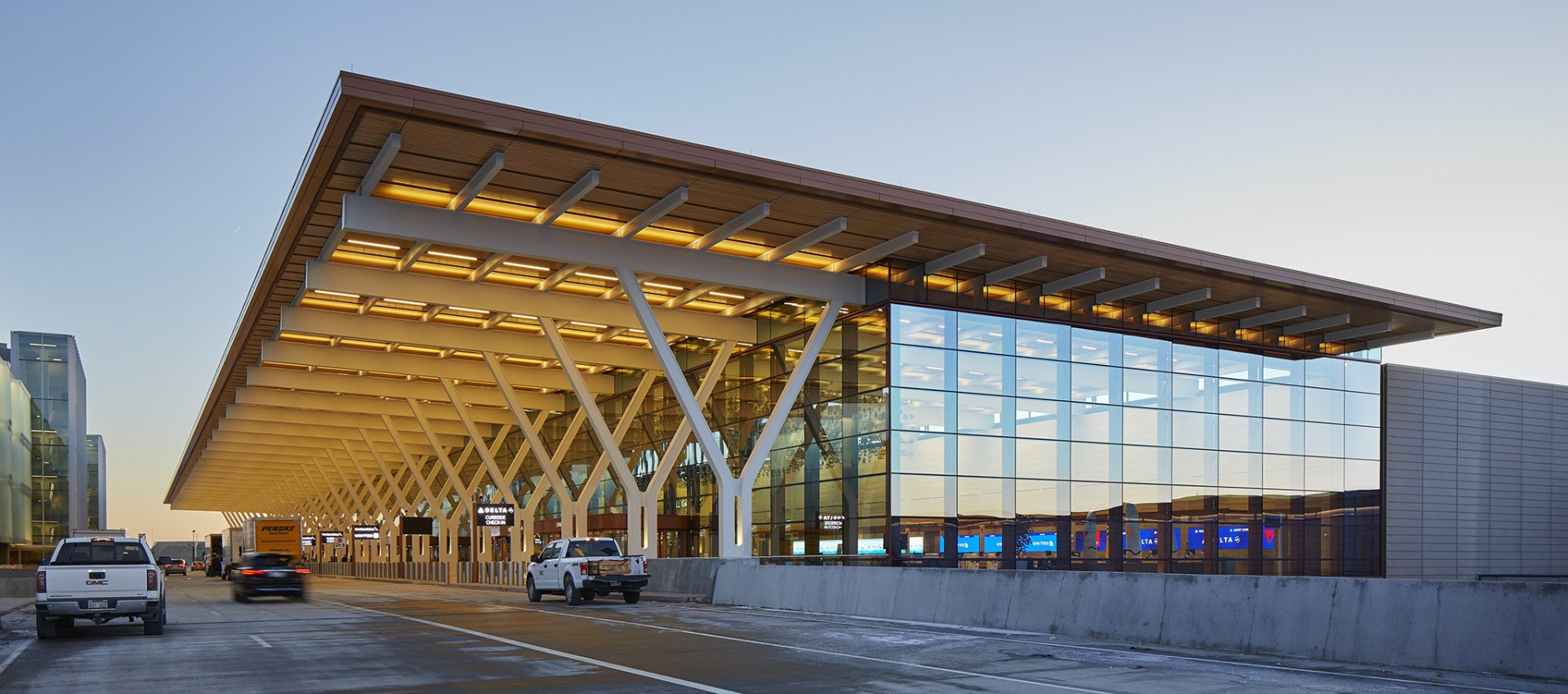 Nuevos vuelos. Nueva Terminal del Aeropuerto Internacional de Kansas