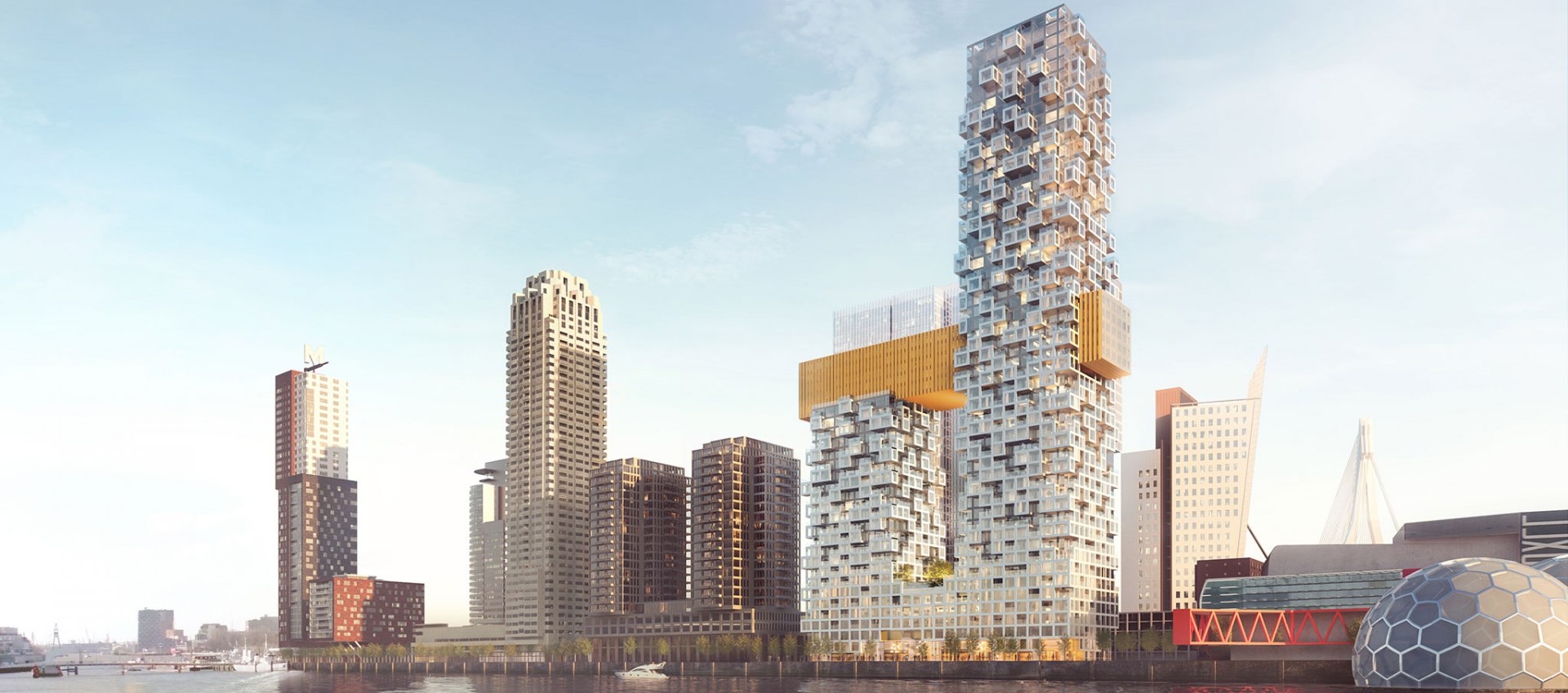New Skyscraper in Rotterdam. MVRDV wins the competition to