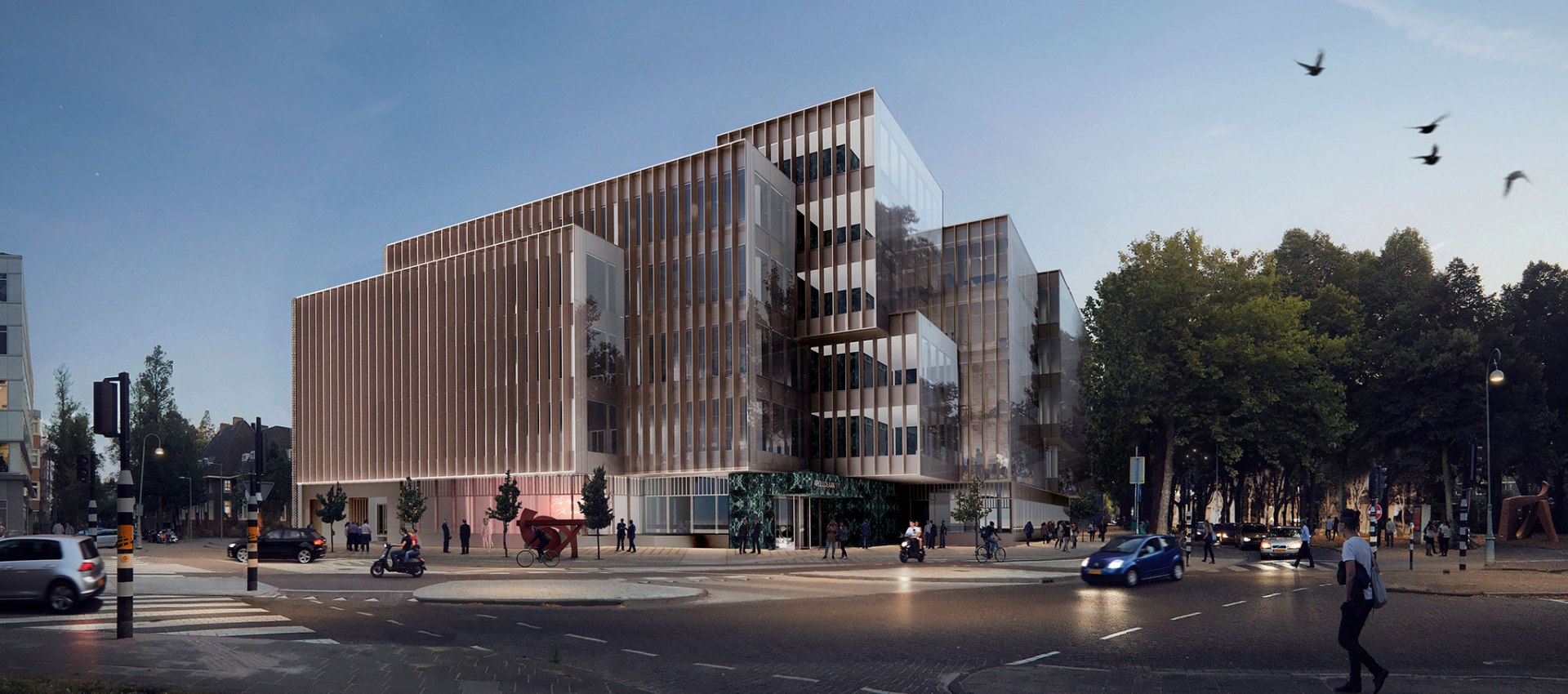 Apollolaan. OMA Reveals Design for High-end Office Building in ...