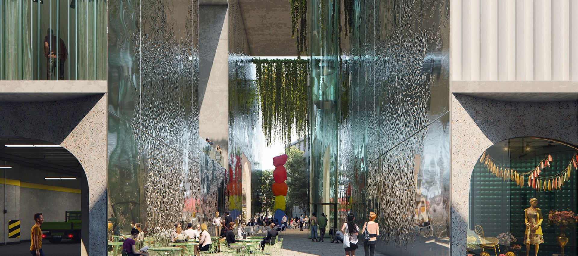 Oma Winner In The Competition For The New Kadewe Vienna Department Store The Strength Of Architecture From 1998