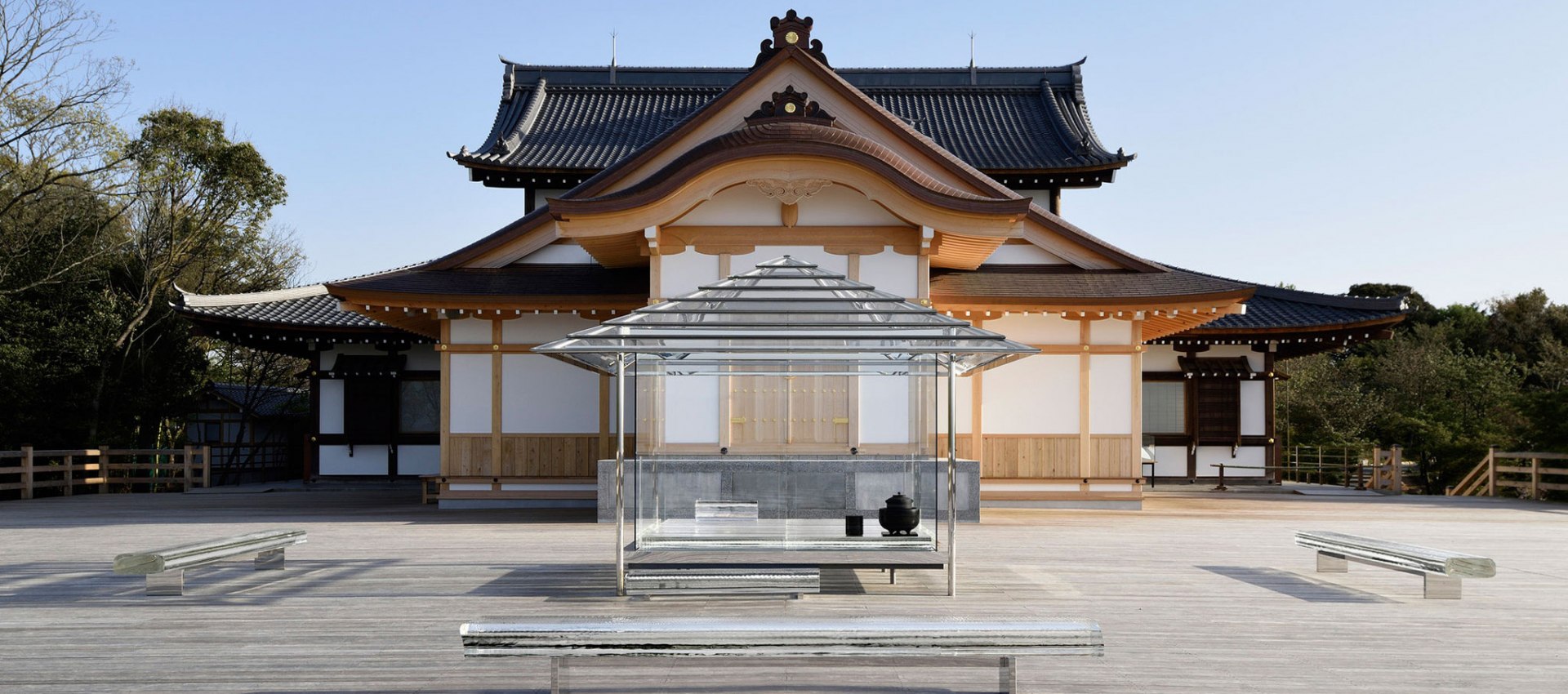 KOU-AN Glass Tea House by Tokujin Yoshioka | METALOCUS