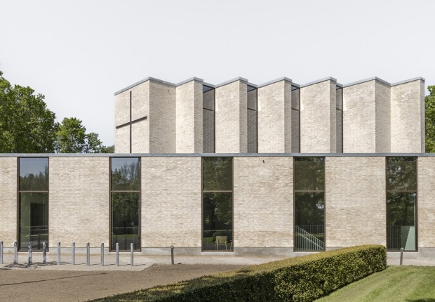 Højvangen Church by Henning Larsen, Espen Surnevik. Photograph by Rasmus Hjortshøj