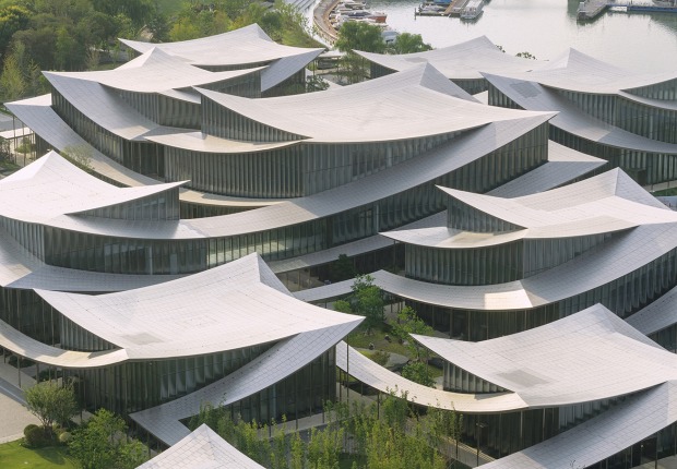 Museo de Arte Contemporáneo de Suzhou por BIG. Fotografía por Ye Jianyuan