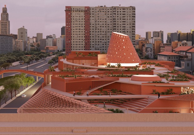 Biblioteca dos Saberes por Kéré Architecture. Visualización por Kéré Architecture