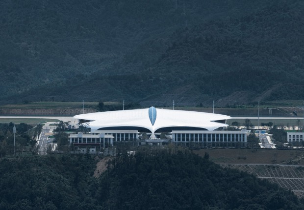 Aeropuerto de Lishui por MAD. Fotografía por CreatAR Images