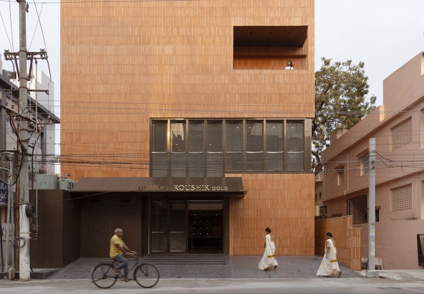 "Fluted Volume" by Studio UF+O. Photograph by Vivek Eadara