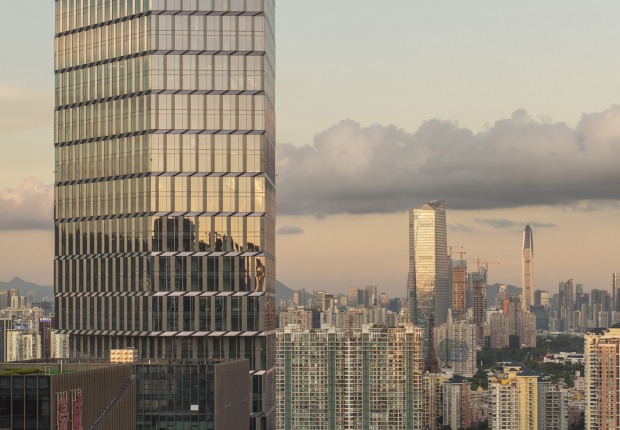 Kingdee Cloud Tower by HENN. Photograph by Tian Fangfang