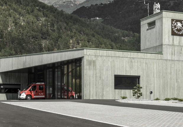 Civil Protection Centre by Roland Baldi Architects. Photograph by Oskar Da Riz  
