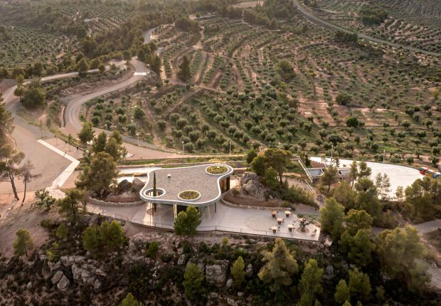 El Trull CV_ An oil mill between olive trees by Alventosa Morell Arquitectes. Photograph by Adrià Goula