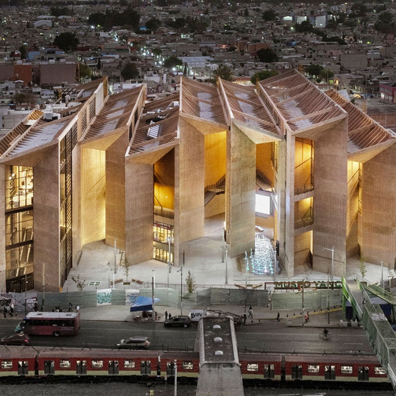 Yancuic Museum by BAX studio, Mendoza Partida and SPRB Architects. Photograph by Andrés Cedillo