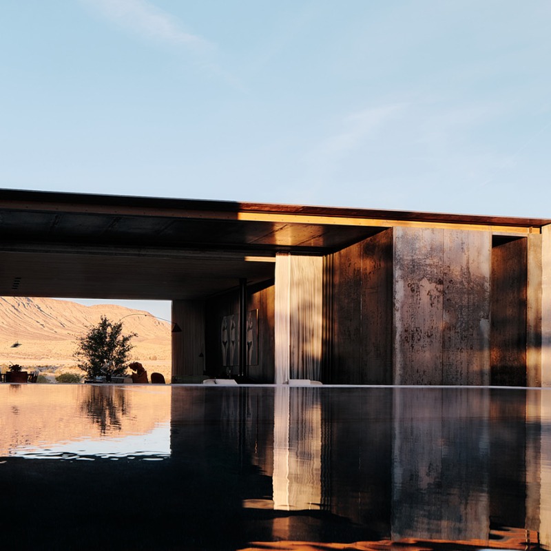 Casa Red Rock por Faulkner Architects. Fotografía por Joe Fletcher