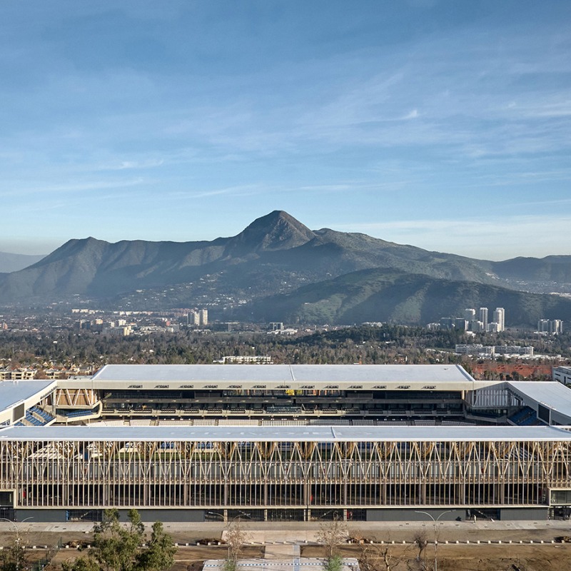 Modernization Project of Universidad Católica Stadium by IDOM. Photograph by Cristóbal Palma