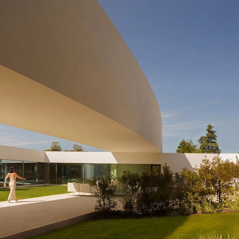 Lago Villa by Fran Silvestre Arquitectos. Photograph by Fernando Guerra