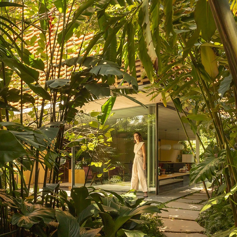 Bloco House by Studio MK27. Photograph by Fernando Guerra