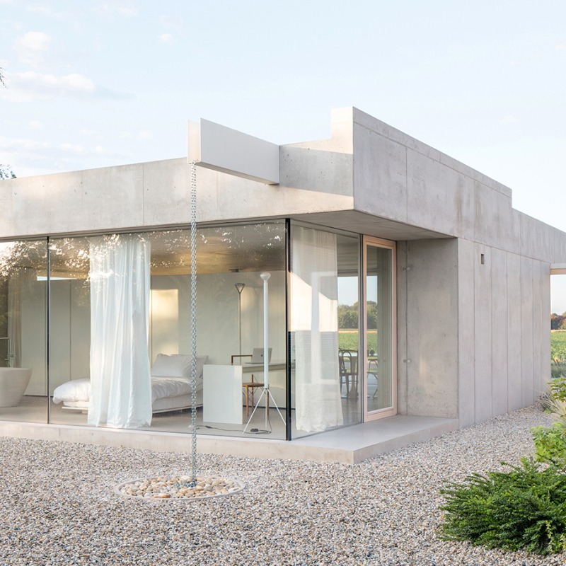 House on the Edge of the Plain by Skupaj arhitekti. Photograph by Ana Skobe