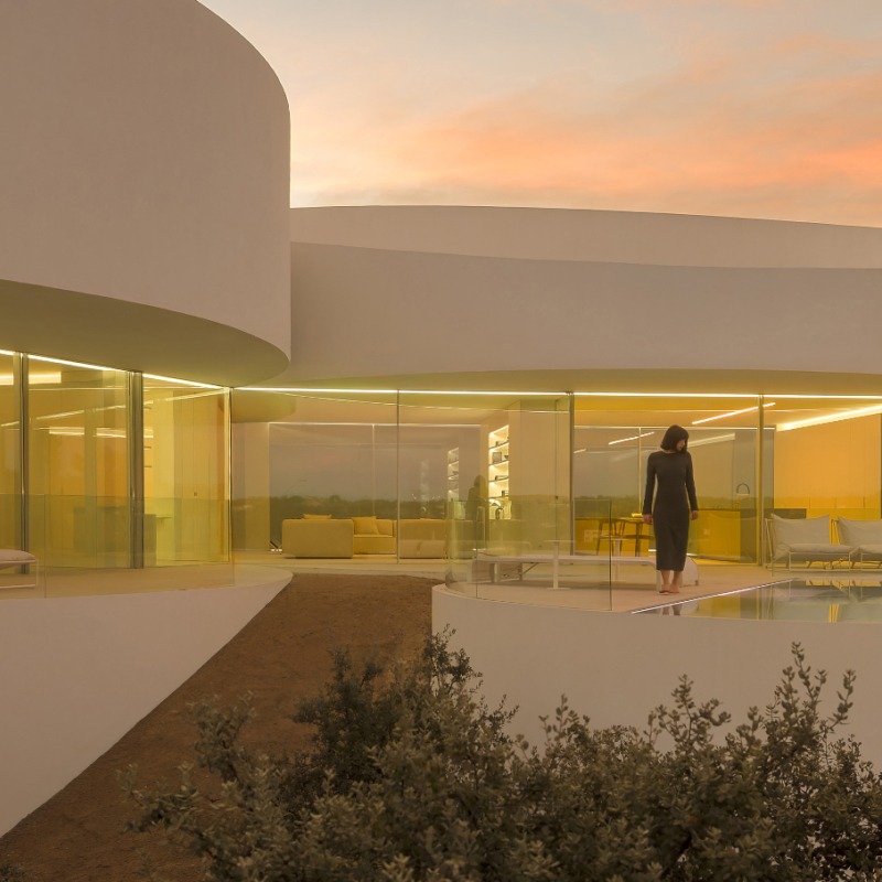Casa en Las Rozas por Fran Silvestre Arquitectos. Fotografía por Fernando Guerra