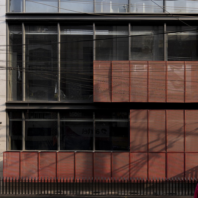 «Screened Spaces» por Studio UF+O. Fotografía por Vivek Eadara
