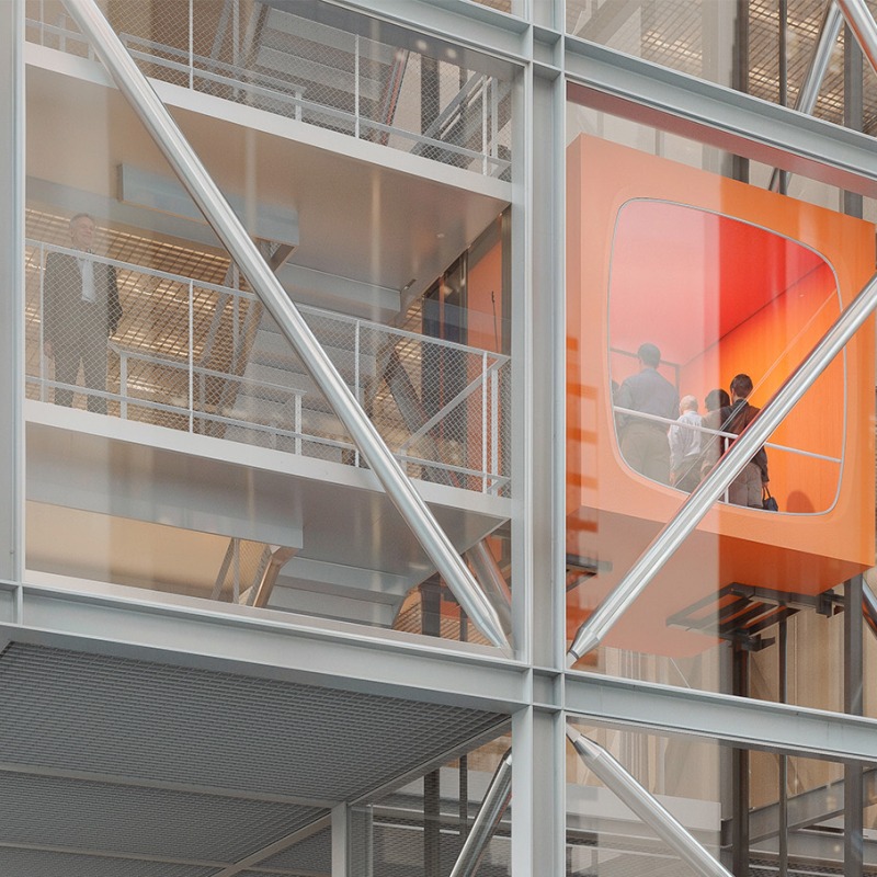 Visualización. Itaú Cultural por Libeskindllovet Arquitetos + Ben-Avid Studio. Imagen por Libeskindllovet Arquitetos