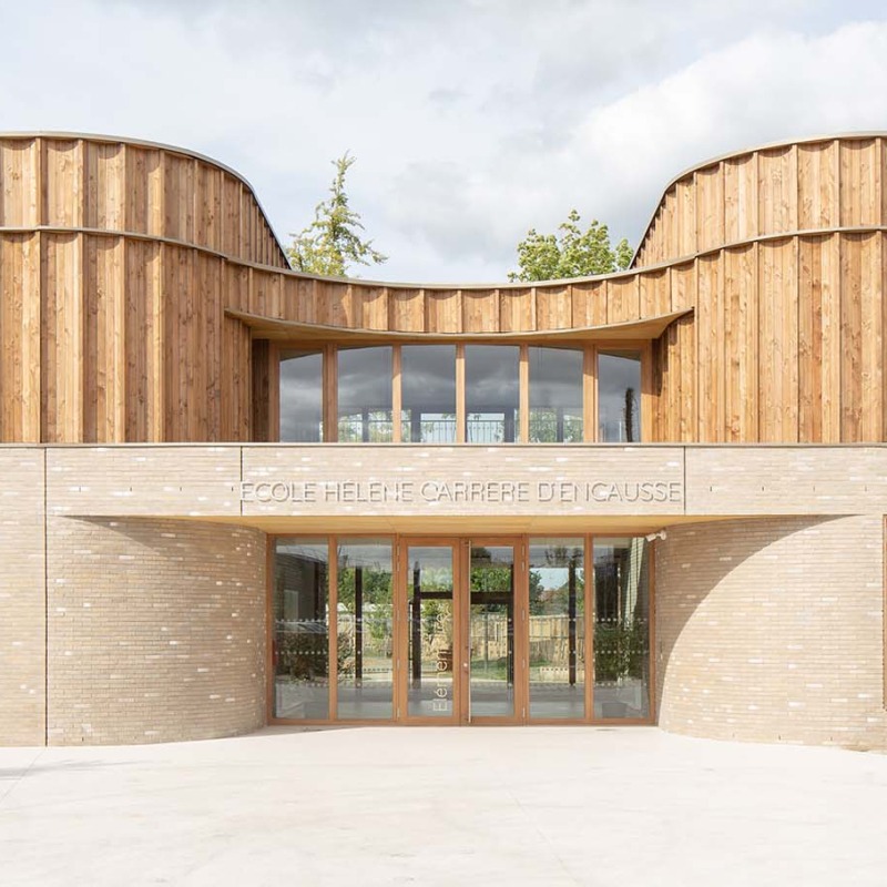 Colegio en Marly por Archi5 + Bureau Face B. Fotografía por Louis Duboys Fresney 