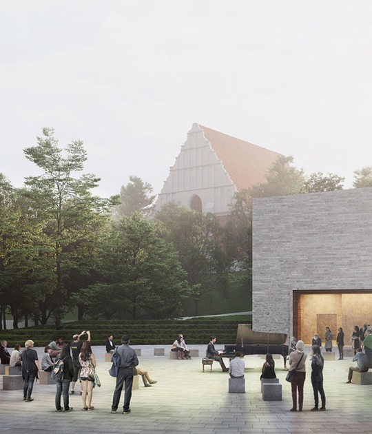 Rendering. The 1918-1919 Greater Uprising Museum by WXCA