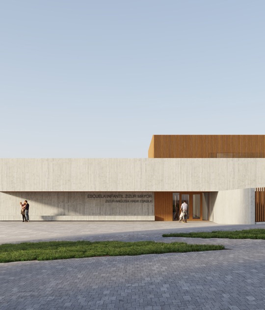 Escuela Infantil por Orbaiceta Aldaba Arquitectos + Larraz Arquitectos