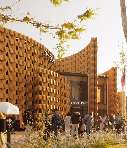 Pabellón de Polonia Expo Osaka 2025 por Interplay architects. Fotografía por Fernando Guerra 