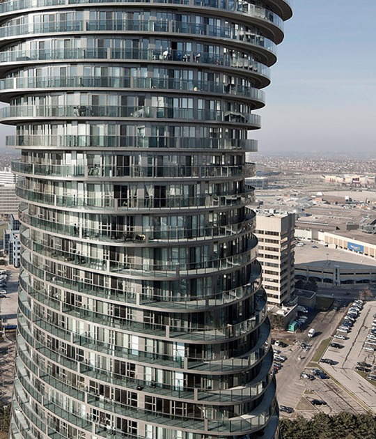 The Absolute Towers, 2 residential towers near Toronto designed by MAD
