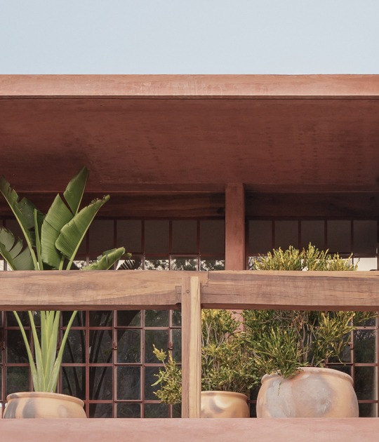 Casa Roja por Ángel García Arquitectura. Fotografía por César Béjar Studio