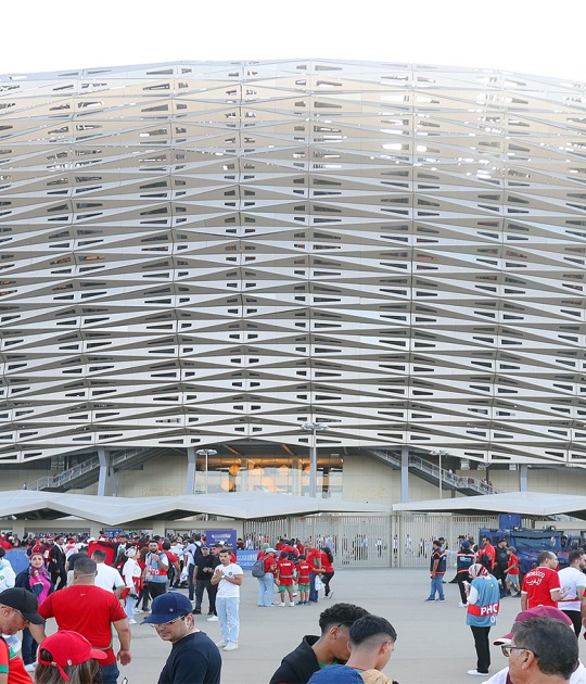 Estadio Príncipe Moulay Abdellah por Populous. Fotografía cortesía por Populous