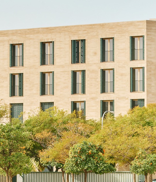 30+8 viviendas sociales por Vivas Arquitectos. Fotografía por José Hevia