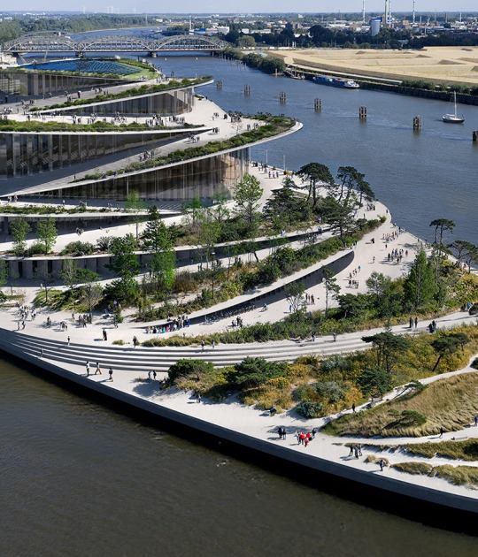 Ópera Estatal de Hamburgo por BIG. Ilustraciones de Yanis Amasri Sierra, Madrid, España