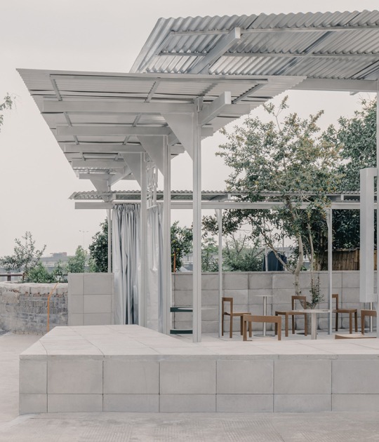 Centro de visitantes - Longyou / centro turístico por Atelier tao+c. Fotografía por Wen Studio