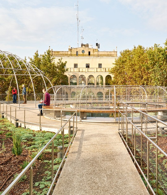 Extension of the Santa Oliva library by Coll-Leclerc. Photograph by José Hevia