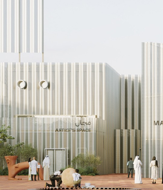 Rendering of Mathaf: Arab Museum of Modern Art's Campus Expansion by   Lina Ghotmeh — Architecture