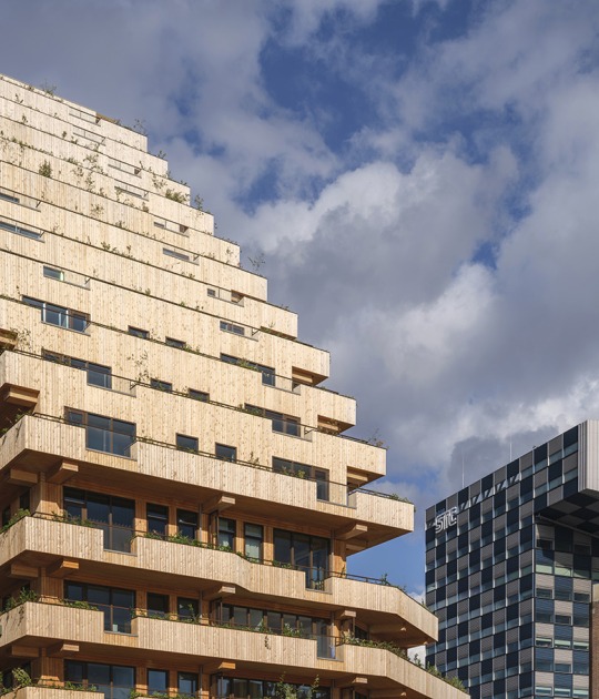 Un icono para el futuro de la construcción en madera. SAWA por Mei architects and planners