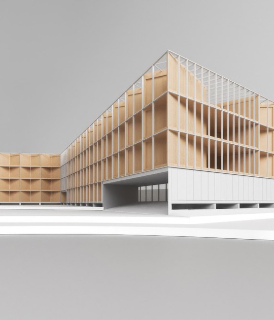 Rendering. 80 Collaborative Housing Units by Ignacio Olite, Koldo Fdez. Gaztelu y MADE.V