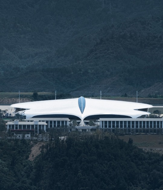 Aeropuerto de Lishui por MAD. Fotografía por CreatAR Images