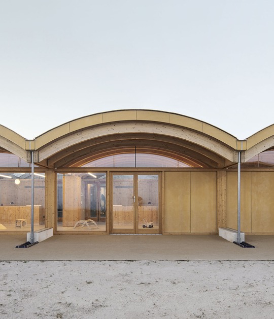 Escoleta infantil de Muro por BOS Arquitectes. Fotografía por Del Rio Bani
