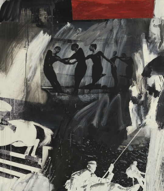 Robert Rauschenberg. Express, 1963. Museo Nacional Thyssen-Bornemisza, Madrid. The Estate of Robert Rauschenberg / VAGA, Nueva York/ VEGAP, Madrid, 2026.