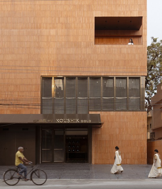 "Fluted Volume" by Studio UF+O. Photograph by Vivek Eadara