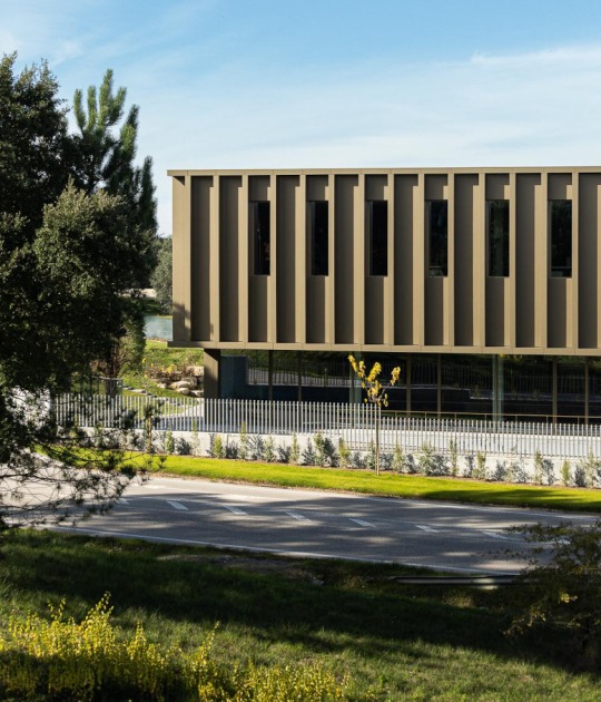 New PRF headquarters building by Impare Arquitectura. Photograph by Ivo Tavares Studio
