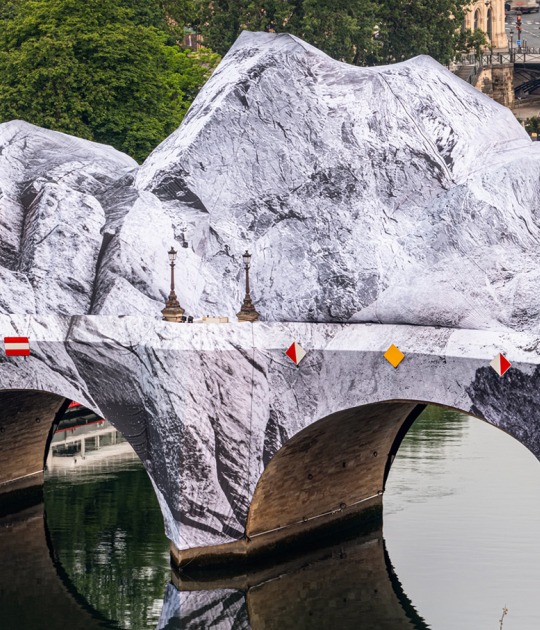 JR. "La Caverne du Pont Neuf". 2026. Photograph courtesy by Atelier JR
