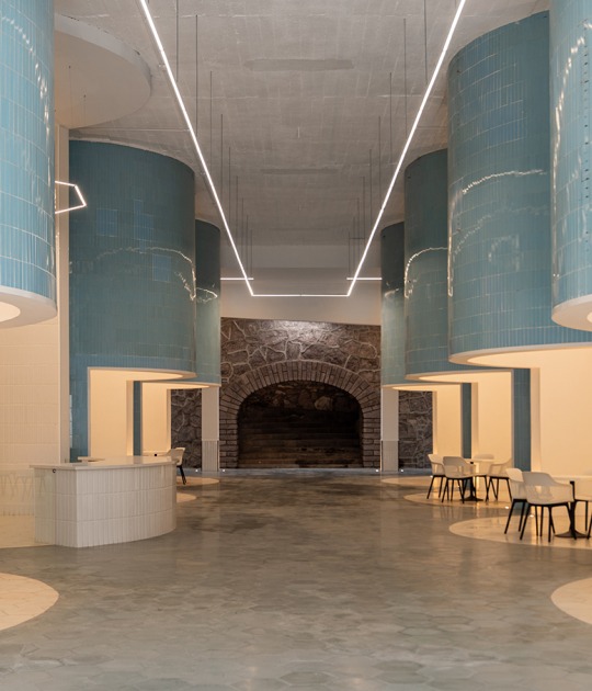 «Cafetería Hundida» por Jonathan Corral Arquitectos. Fotografía por Paco Álvarez y Eli Román