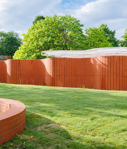 A serpentine by LANZA atelier. Serpentine Pavilion 2026. Photograph by Iwan Baan
