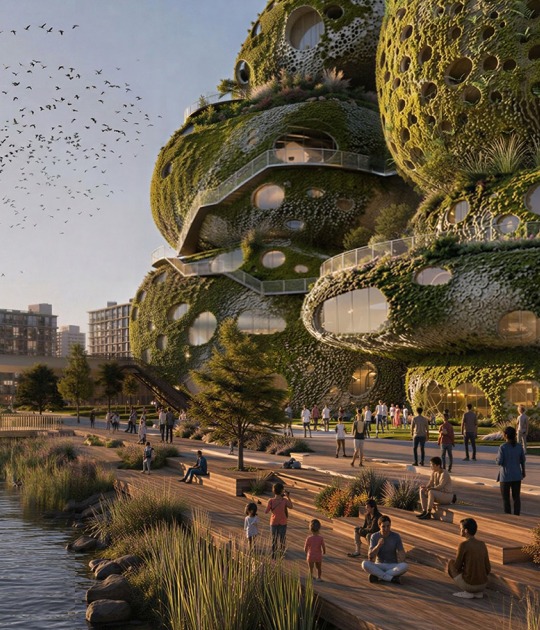 Visualización. «Shift Embassy» por MVRDV