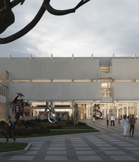 GAM Torino by MVRDV. Rendering courtesy of MVRDV