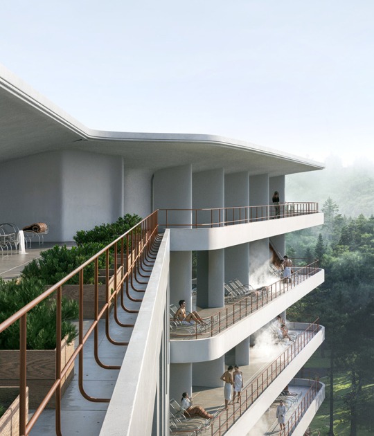 Master plan for the Paimio Sanatorium by Snøhetta. Rendering by Proloog/Snøhetta 
