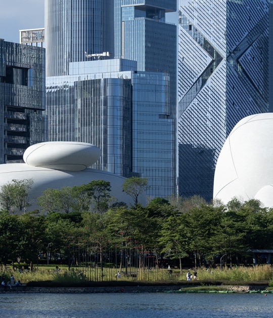 Plaza Cultural de la Bahía de Shenzhen por MAD. Fotografía por Blackstation