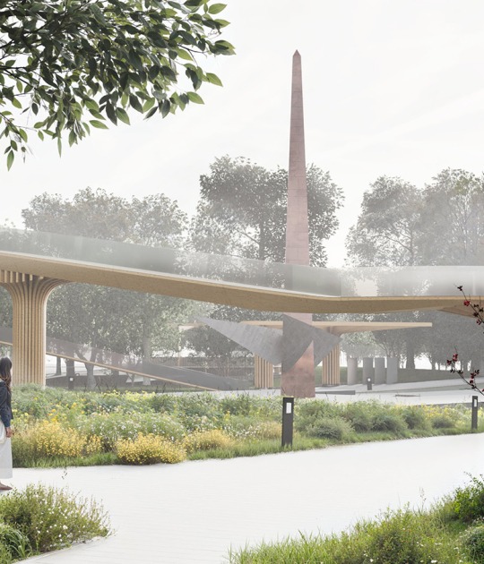 Visualización. Parque Gloria y Libertad, de Aranchii Architects
